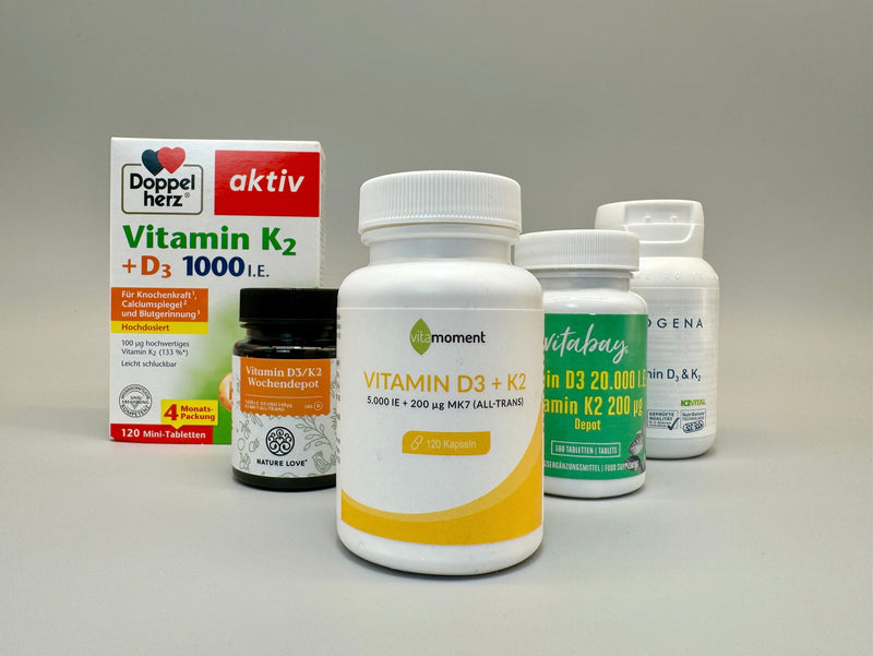 Vitamin D3+K2 Kapseln Testsieger 2025
