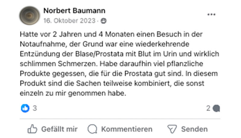 Facebook prostata bewertung 1 neu