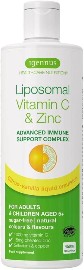 Liposomales Vitamin C & Zink